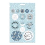Livret D'Autocollants Foil Cosy Xmas