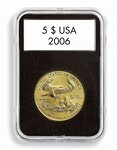 Paquet de 5 capsules leuchtturm quickslab pour monnaies de 25 mm de diamètre (346404)