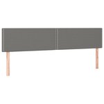 vidaXL Lit à sommier tapissier avec matelas Gris foncé 200x200cm Tissu