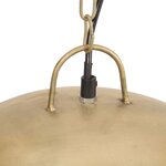 vidaXL Lampe suspendue industrielle vintage 25 W Laiton Rond 41 cm E27