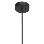 Eglo lampe suspendue truro 2 noir et cuivre 49247
