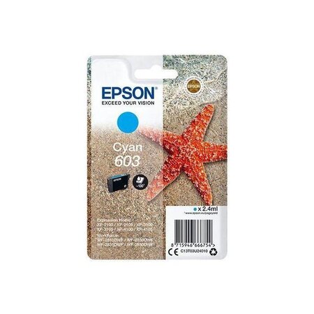 Epson cartouche d'encre singlepack 603 ink - cyan
