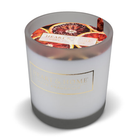 Petite bougie à la cire de soja orange sanguine