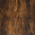 vidaXL Table de chevet chêne fumé 40x35x47 5 cm bois d’ingénierie