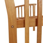 vidaXL Banc de jardin 119 cm Bois d'acacia solide