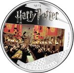 Pièce de monnaie en Argent 5 Dollars g 31.1 (1 oz) Millésime 2021 Harry Potter Samoa 2021 GREAT HALL