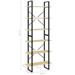 vidaXL Armoire haute 80x30x210 cm Bois de pin solide