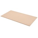 Vidaxl plaques de mdf 4 pièces rectangulaire 120x60 cm 12 mm