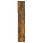 vidaXL Armoire de tête de lit Chêne fumé 140x19x103 5 cm