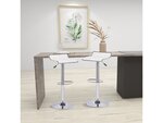 Lot de 2 tabourets de bar "Cosmo" - Blanc