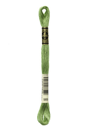 Fil Mouliné DMC Gold Concept 8M Col. 989 Broderie et Point de Croix