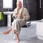 RIDDER Tabouret de salle de bain Premium Noir 100 kg A0220010