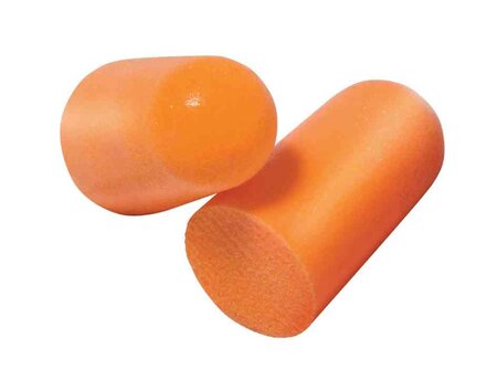 Lot de 4 Paires Bouchons Anti-bruit Jetables 1100C Orange 3M