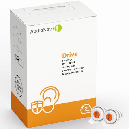 Audionova drive : bouchons d'oreilles pour motard