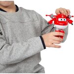 Figurine Super Wings Transforming JETT SUPERCHARGE 12 cm - Transformable & Articulée - EU740283
