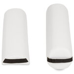 Tectake table de massage 2 zones avec rouleaux de massage - blanc