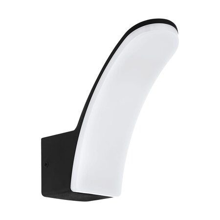Eglo lampe murale led d'extérieur fiumicino 11 w noir
