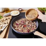 Tefal g2660402 natural force poele 24 cm  revetement antiadhésif mineralia+  tous feux dont induction