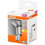 Osram spot r80 led verre clair 9 1w=100 e27 chaud