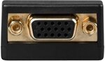 Adaptateur Goobay DisplayPort mâle 1.1 vers VGA femelle (D-sub DE-15) (Noir)