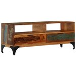 vidaXL Meuble TV 118 x 35 x 45 cm Bois de récupération massif