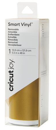 Cricut Joy : Rouleau Vinyle Repositionnable Doré mat 13 9x121 9 cm