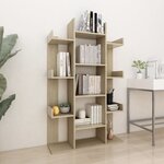 vidaXL Bibliothèque Chêne Sonoma 86x25 5x140 cm Aggloméré