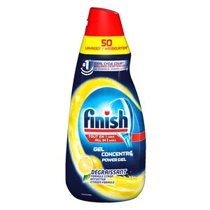 Gel All in One Détergent Lave-Vaisselle Citron - 1 L FINISH