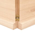 vidaXL Dessus de table 160x60x4 cm bois de chêne massif non traité