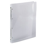 Classeur 4 Anneaux 15 Mm Polypropylène Crystal - A4 - X 20 - Exacompta