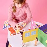 Je construis ma maison  personnages et autocollants
