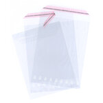 Lot de 500 sachets plastiques autocollants 225x310mm renforcés épaisseur 70µ