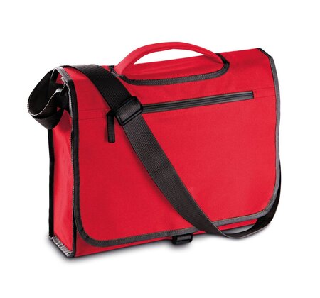 Sacoche bandoulière porte documents - KI0403 - rouge
