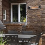Eurom chauffage pour patio th1800r 1800 w argenté