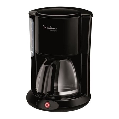 Moulinex fg260811 cafetière filtre principio - noir