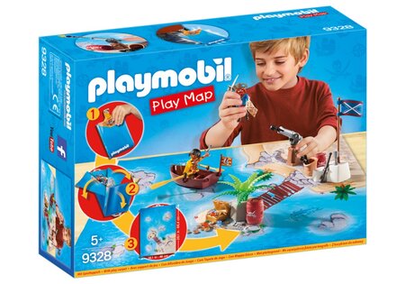 PLAYMOBIL 9328 Pirates - Pirates Avec Support De Jeu