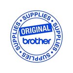 K7 ruban m-k223bz 9mm x 8m bleu sur blanc brother