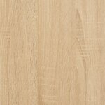 vidaXL Buffet haut Chêne sonoma 40x36x110 cm Bois d'ingénierie