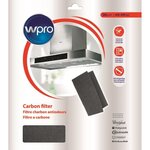 Wpro ucf016 filtre universel a graisse et a charbon 2 en 1. Dim 470x570 mm. 450g/m2