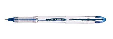 Roller encre liquide vision elite ub200 pte moy. 0 8mm bleu uni-ball