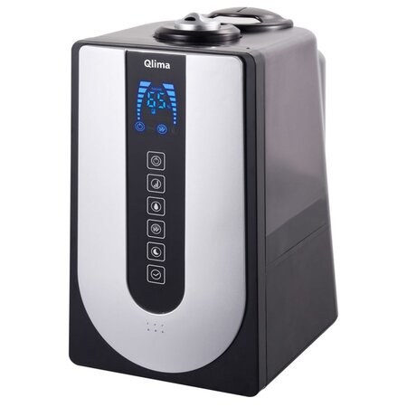 Qlima humidificateur 130 w argenté et noir h 509