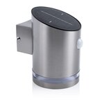 Smartwares lampe murale avec capteur pir argenté 5000.701