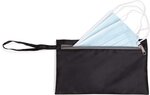 Pochette porte-masques à double compartiment - ki0749 - noir