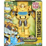 Transformers - bumblebee cyberverse adventures dinobots unite roll n' change - figurine bumblebee de 25 cm - des 6 ans