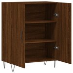 vidaXL Buffet chêne marron 69 5x34x90 cm bois d'ingénierie