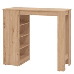 Table en bois naturel 120x50 cm