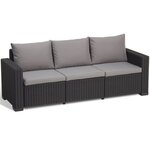Allibert jeu de canapé de jardin 7 pcs california  graphite 231565