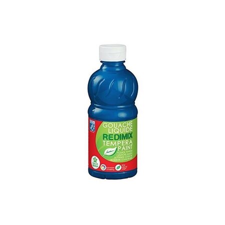 Gouache liquide 250 ml  bleu primaire lefranc bourgeois