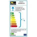 BERGEN-Borne d'extérieur LED H40cm anthracite Brilliant