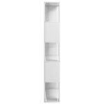 vidaXL Bibliothèque/Séparateur de pièce Blanc brillant 80x24x159 cm